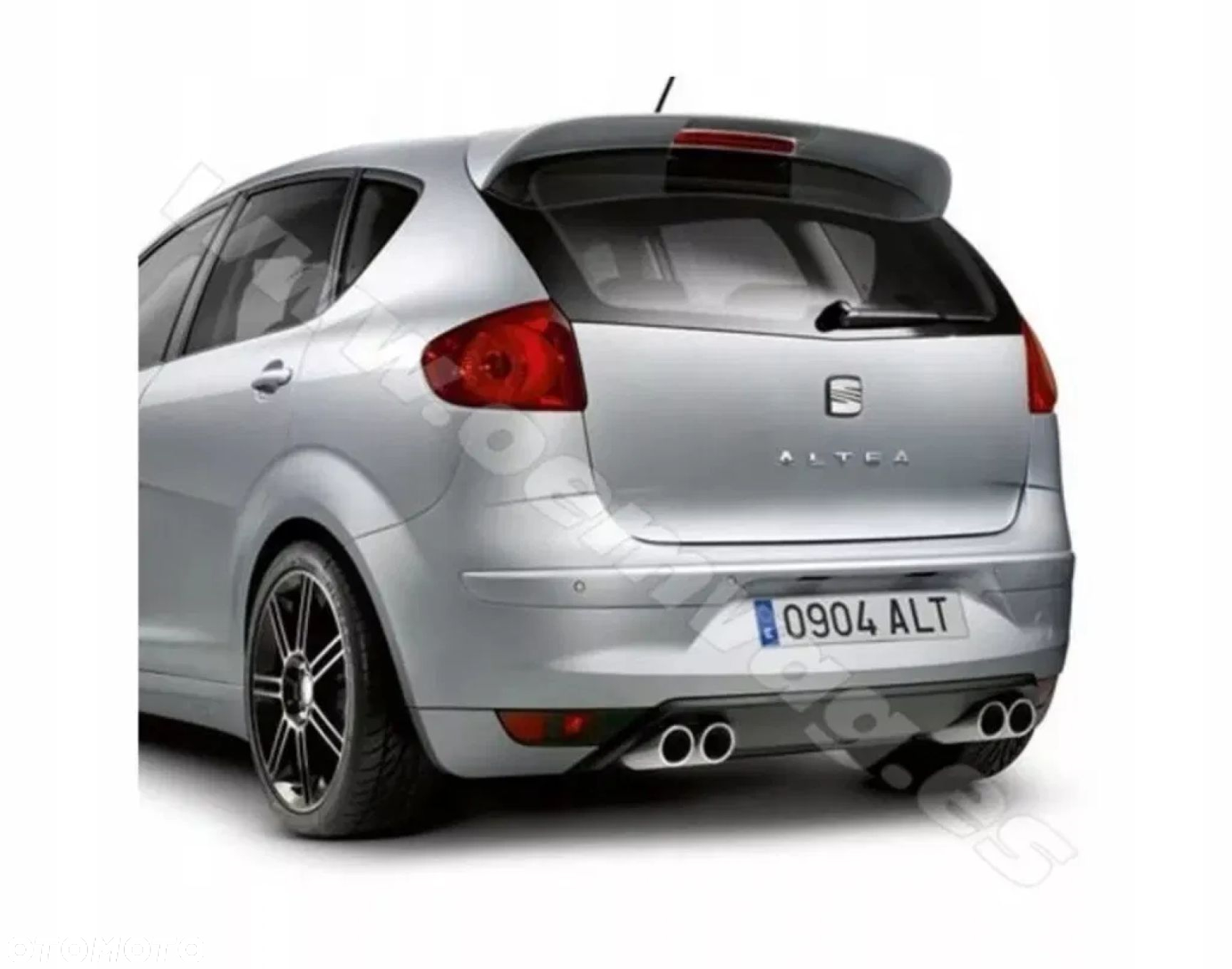 SEAT ALTEA DESIGN ZDERZAk tylny tył tuning sport NA DWIE RURY PODWÓJNE WYDECHY - 6
