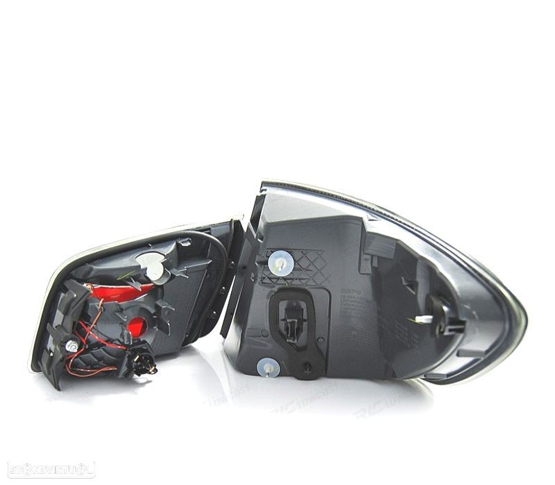 FAROLINS TRASEIROS PARA BMW SERIE 5 F10 10- LIGHT BAR FUNDO CINZA - 4