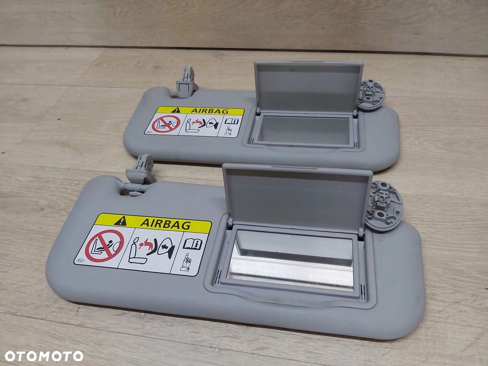 Toyota Auris II osłona przeciwsłoneczna prawa daszek słoneczko prawe - 3