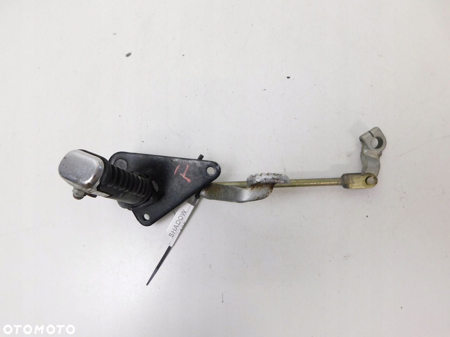 HONDA SHADOW 125 SET PODNÓŻEK KIEROWCY PRZÓD PRAWY  DŹWIGNIA HAMULCA TYŁ - 1