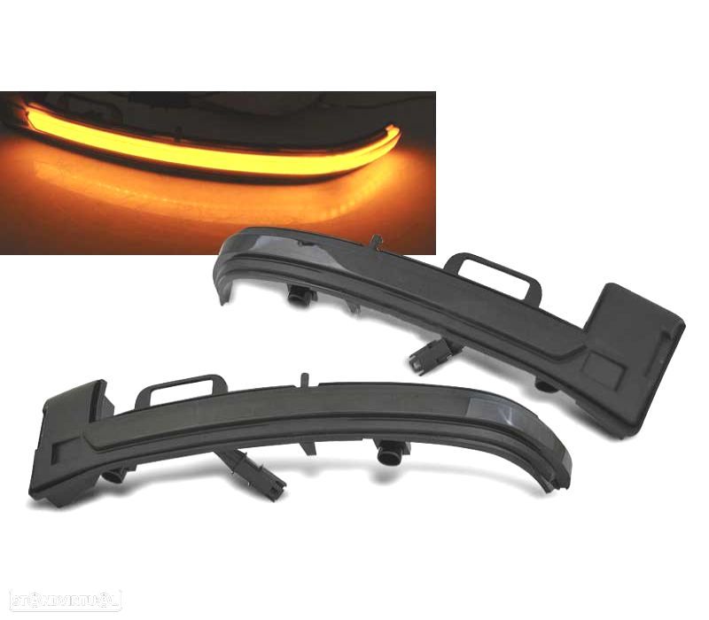 PISCAS ESPELHO PEUGEOT 308 13- LED DINÁMICOS FUMADOS - 5