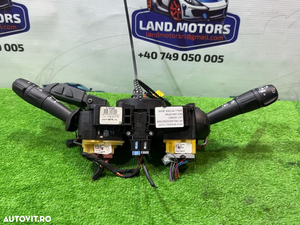 ANSAMBLU MANETE COMENZI VOLAN + SPIRA RENAULT CLIO IV 2015 1.0 BENZINA TCE COD OEM 479457095R 255675887R 2012-2019 - 6