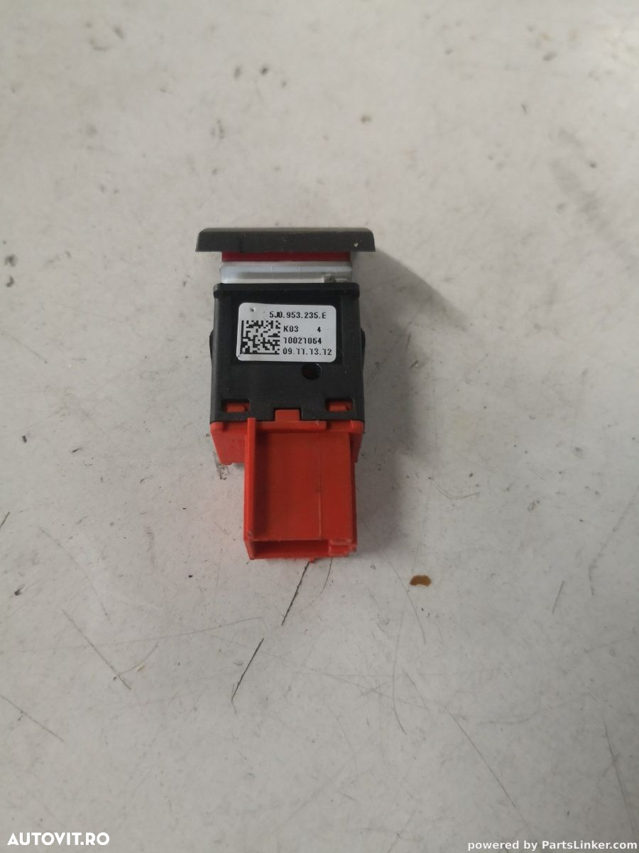 Buton avarie SKODA FABIA 2 (542) [ 2006 - 2014 ] OEM 5j0953235e - 2
