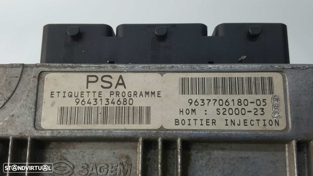 CENTRALINA DO MOTOR UCE PEUGEOT 206 BERLINA XR - 3