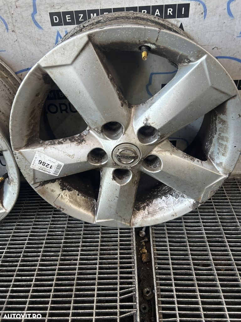 Jante aliaj Nissan Qashqai 2008 - 2010 (1286) R16 Nu se vede et necesită recondiționare - 5
