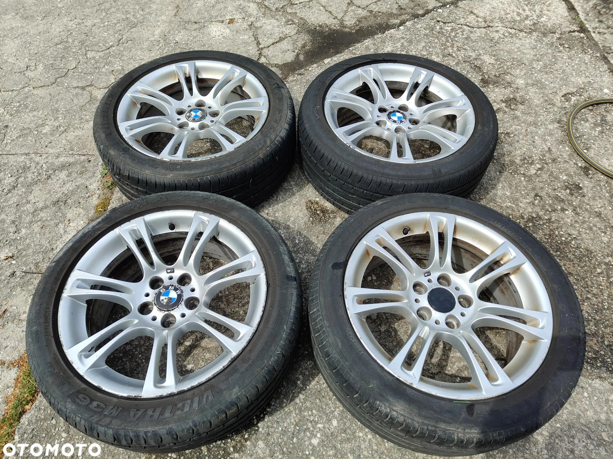 BMW F10 F11 M-pakiet Org Felgi Aluminiowe Alusy KOŁA 5X120 18 Opony 4x 245/45 18 - 2