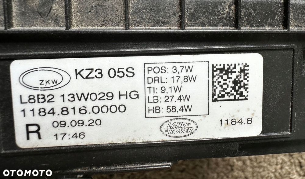 LAMPA REFLEKTOR FULL LED DEFENDER II L663 L8B213W029HG LR181377 - 10