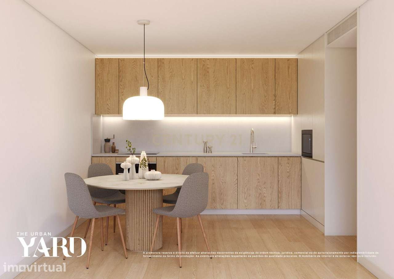 T2 com varanda - 8º Piso com Vista Rio Douro | The Yard Urban – Gaia - Grande imagem: 3/22