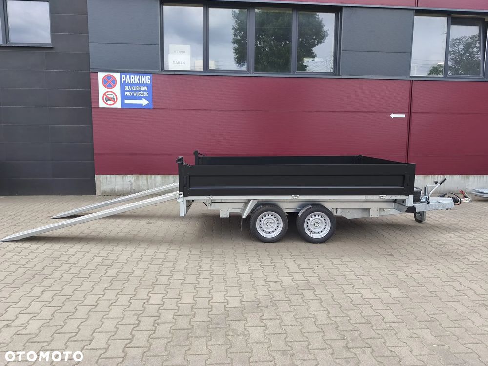 Besttrailers Przyczepa wywrotka TIPPER 4,0 x 2,0m DMC 3500 kg 2 osie pompa manualna PRODUCENT - 4