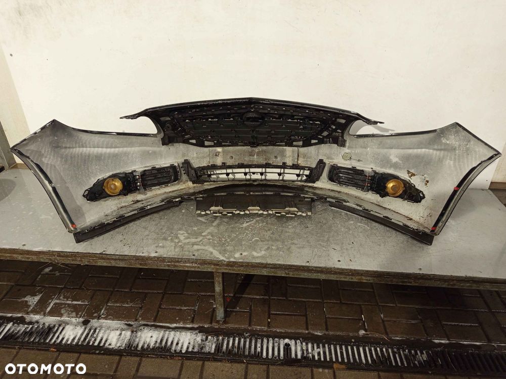 + ZDERZAK PRZÓD PRZEDNI OPEL INSIGNIA A I 1 Z22C CZARNY HALOGENY - 5