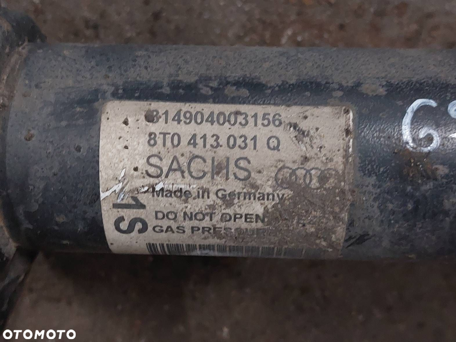 AMORTYZATOR + SPRĘŻYNA LEWY PRZÓD + PRAWY PRZÓD AUDI A5 8T 8T0413031Q - 6