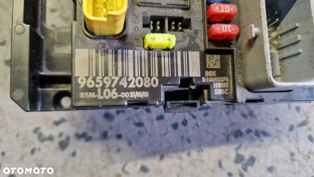CITROEN PEUGEOT MODUŁ BSM L06 9659742080 - 2