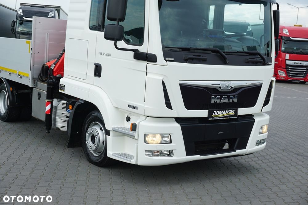 MAN / TGL / 12.250 / SKRZYNIOWY + HDS / FASSI F 65 / PILOT - 19