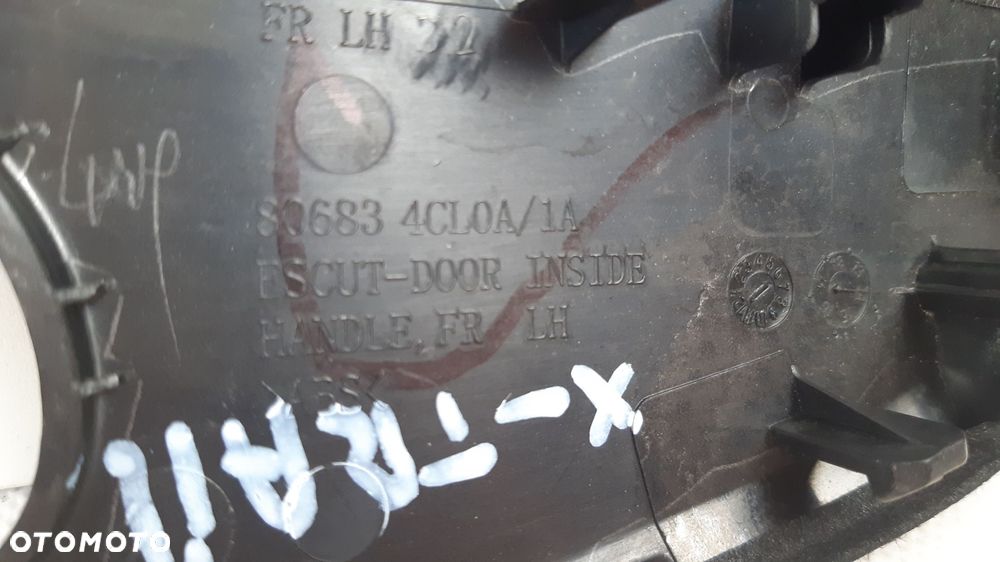NISSAN X-TRAIL OSŁONA RAMKA KLAMKI DRZWI LEWE PRZÓD 80683-4CL0A - 5
