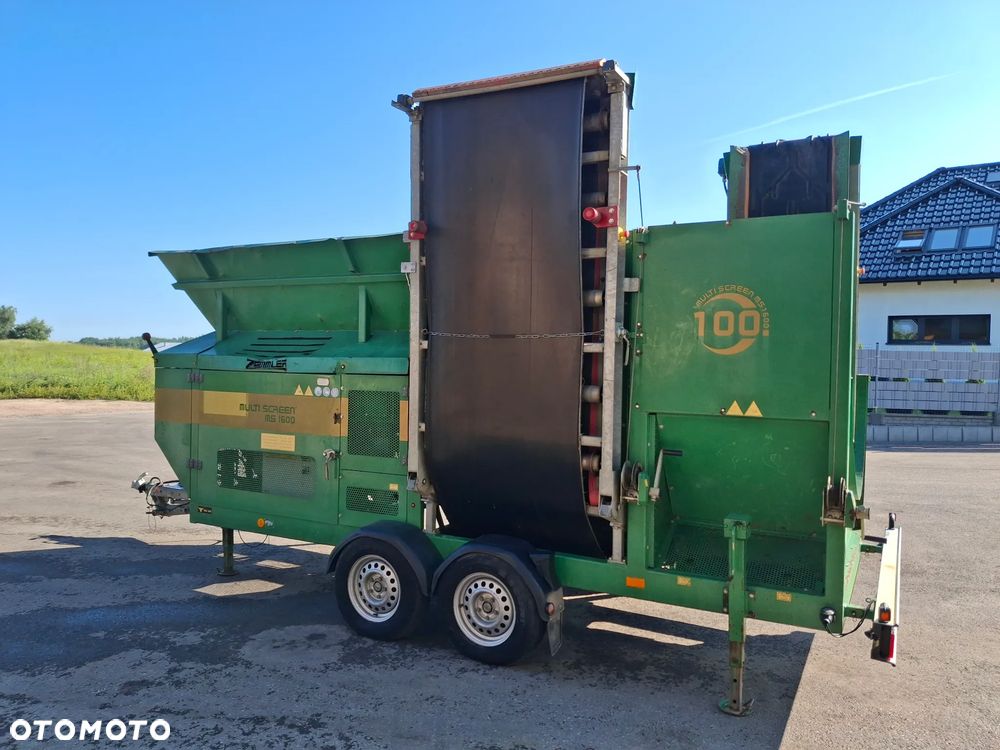 Inny Przesiewacz Bębnowy Zemmler MS 1600 Mobilny DMC 3500 KG Sortownik Silnik HATZ Do Ziemi Gruzu Zrębków MTH: 2488 - 9