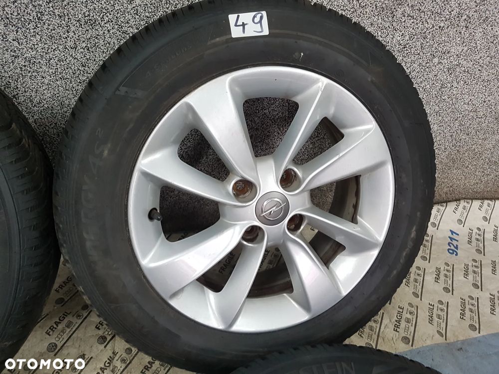 KOŁA CAŁOROCZNE OPEL CORSA D E  ADAM 4X100 185/65R15 6JX15 CZUJNIKI - 12