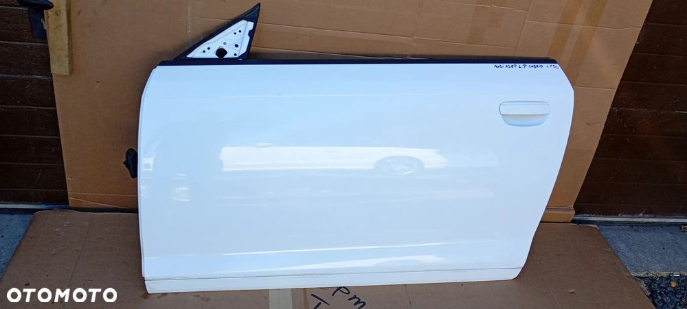 Drzwi lewy przód przednie lewe Audi A3 8P Lift cabrio LY9C Ibis White - 1