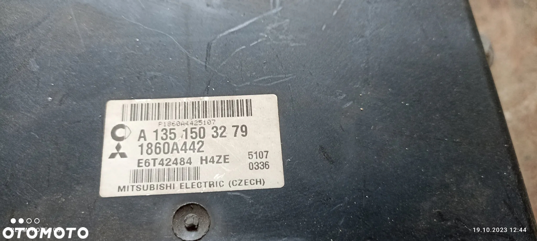 SMART FORFOUR 1.3 MITSUBISHI COLT CZ3 KOMPUTER SILNIKA A1351503279 - 3