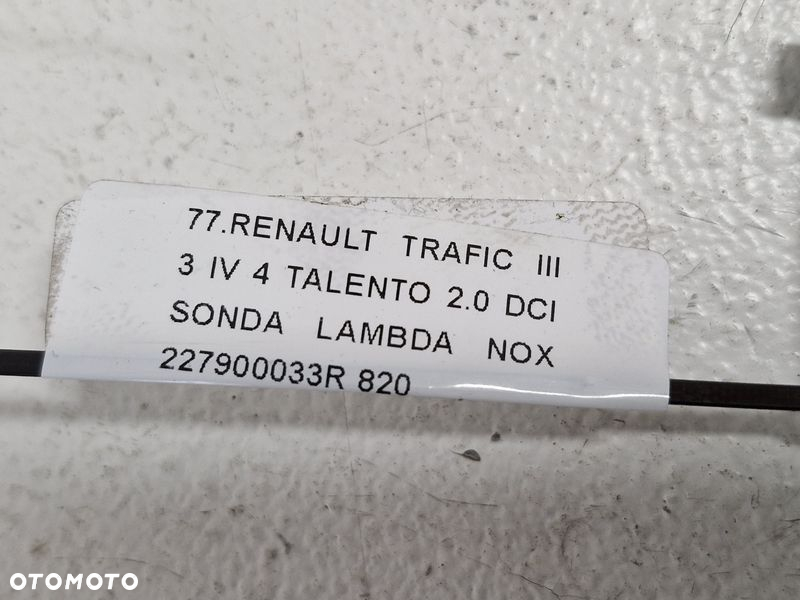 RENAULT TRAFIC III 3 IV 4 TALENTO 2.0 DCI SONDA LAMBDA NOX 227900033R - 7