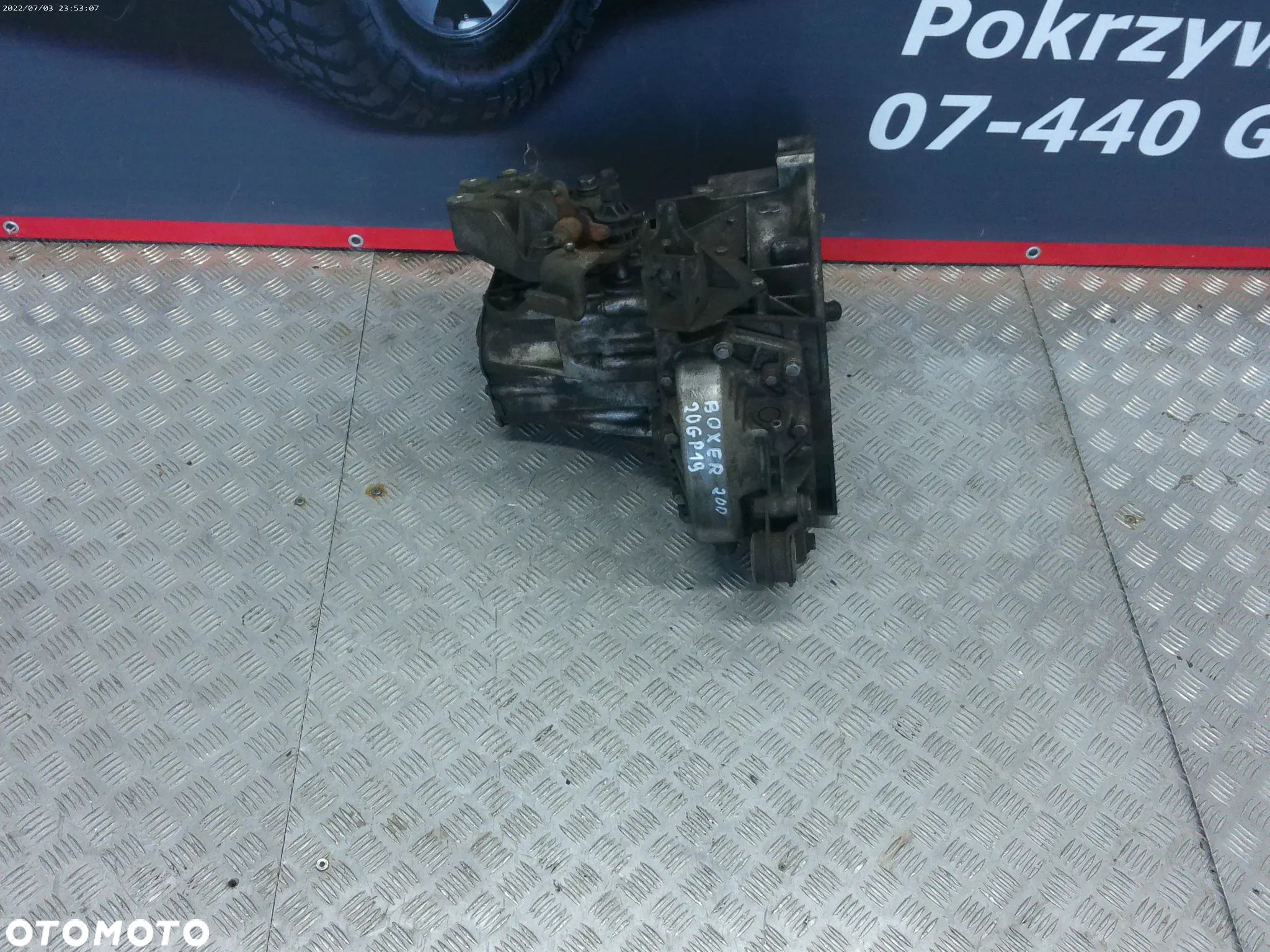 Ducato boxer jumper 2 0 hdi skrzynia biegów 20GP19 - 2