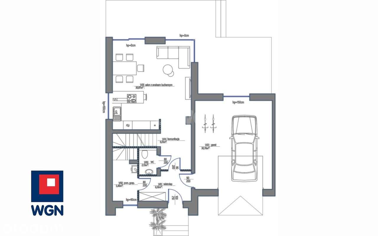 Dom Premium 155 m2 | Garaż Dwustanowiskowy | Dzia - Pełny obrazek: 4/5