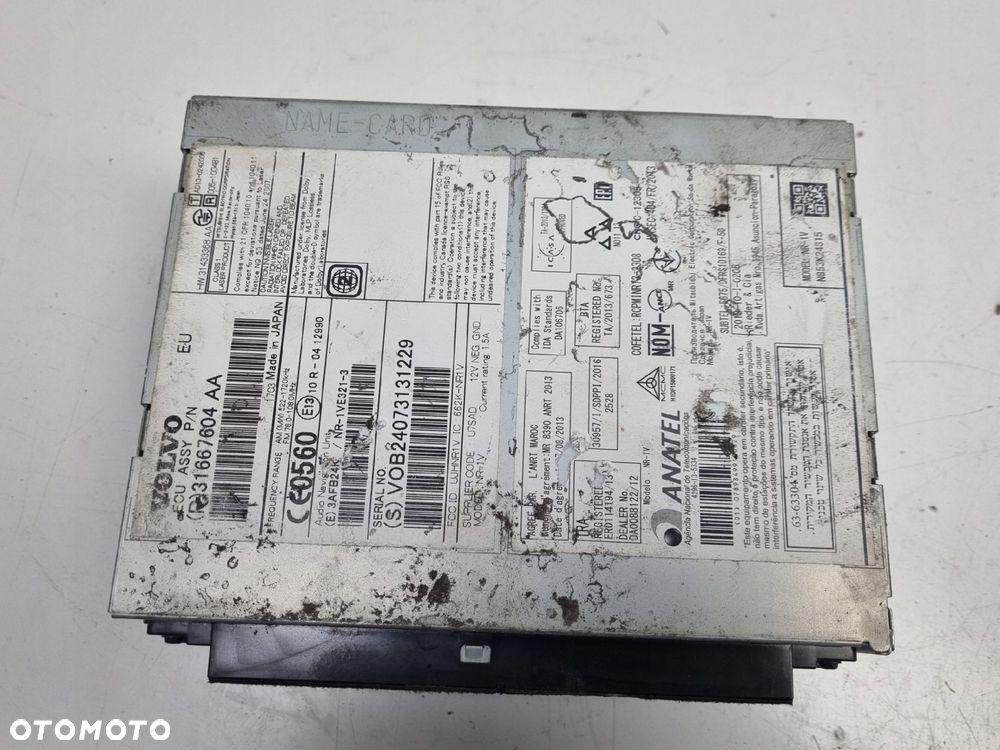Volvo VOLVO V60 I S60 II V40 II CZYTNIK NAWIGACJI Radio 31667604 31667604AA - 13