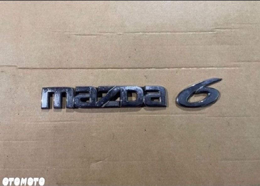 Emblemat znaczek napis Mazda 6 gg gy lift - 1