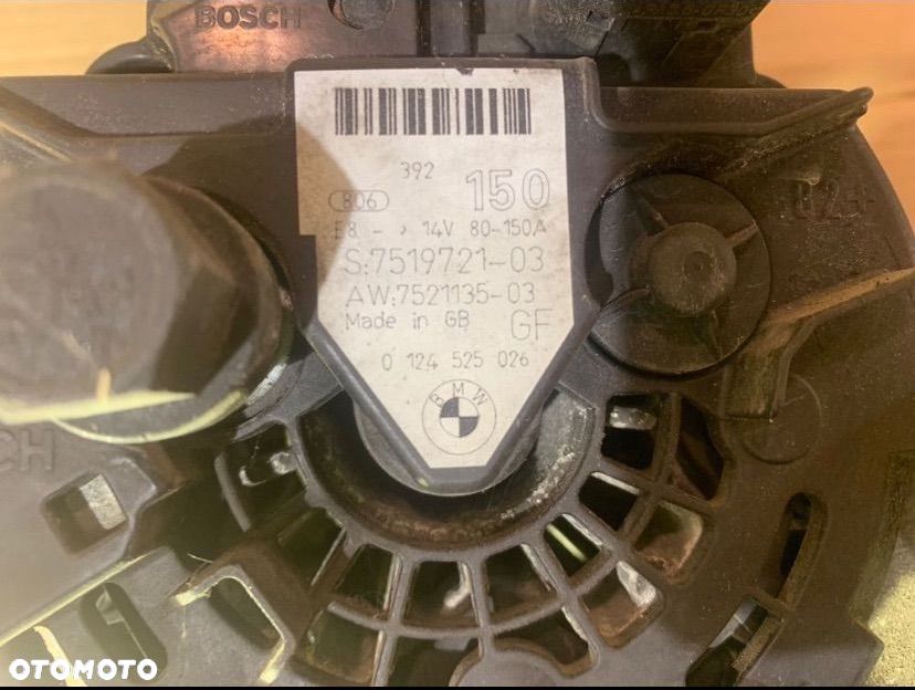 7519721 alternator 150A bmw 5 e60 e61 - 5
