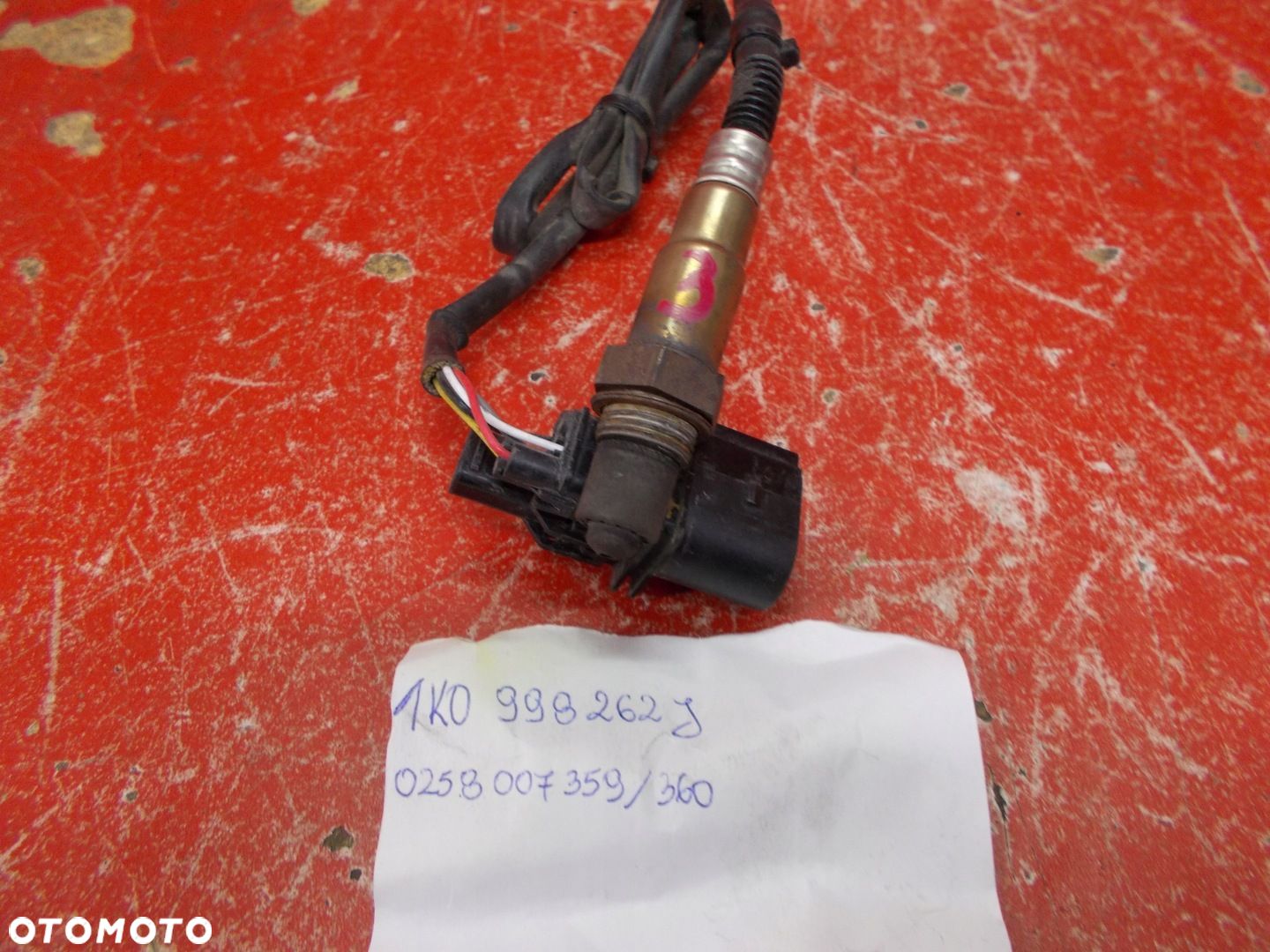 VW GOLF V TOURAN I LEON II OCTAVIA II 1K0998262J SONDA LAMBDA 04-12 AUDI - 1