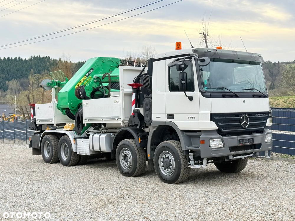 Mercedes-Benz * HDS Palfinger 150002 + FLY JIB PJ 170 * Mercedes Actros 8x6 * Dźwig * 40 TON * Wyciągarka * 35 Metrów * Kosz * - 31