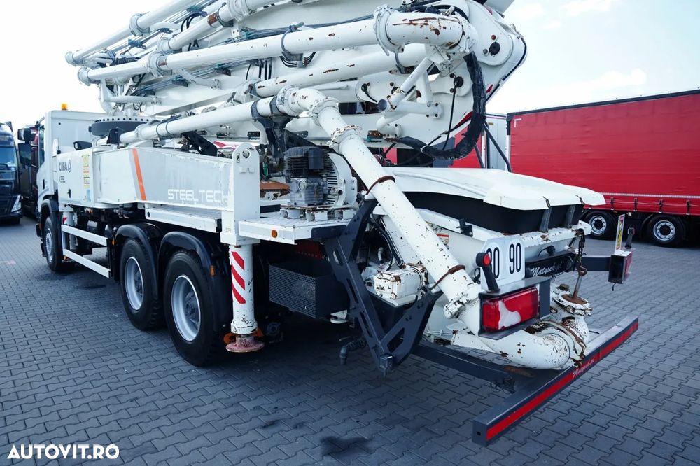 Scania P 450 XT / 6x4 / POMPĂ DE BETON CIFA K35L / ANUL 2019 / RADIOCOMANDĂ / IMPORTAT - 17