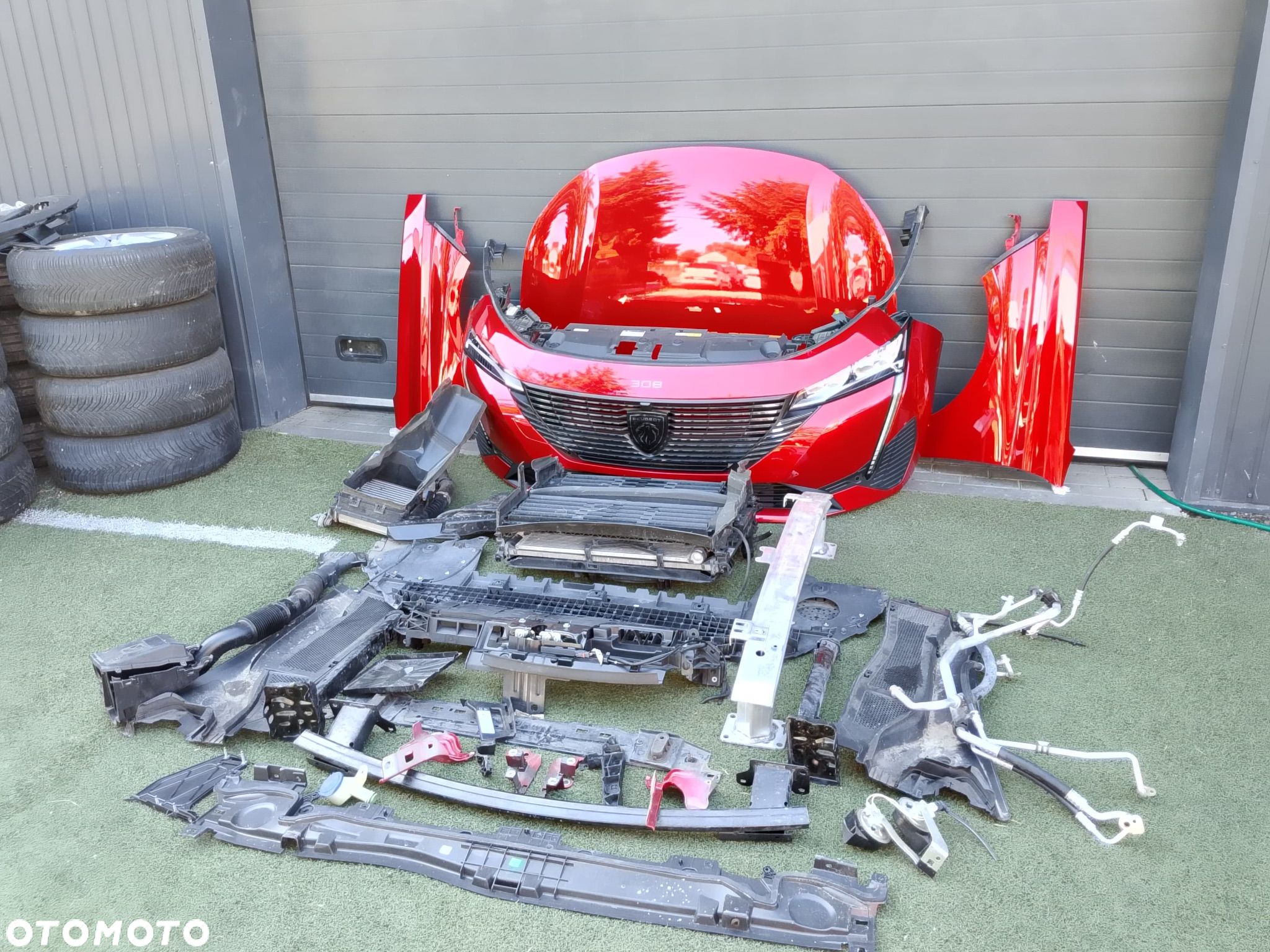 Maska zderzak przód kompletny Peugeot 308 III T10 Lakier EVH - 1
