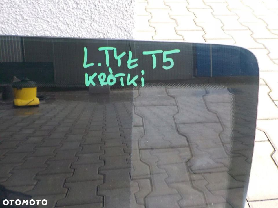 VW T5 SZYBA LEWA BOCZNA LEWY BOK TYŁ KRÓTKI - 3