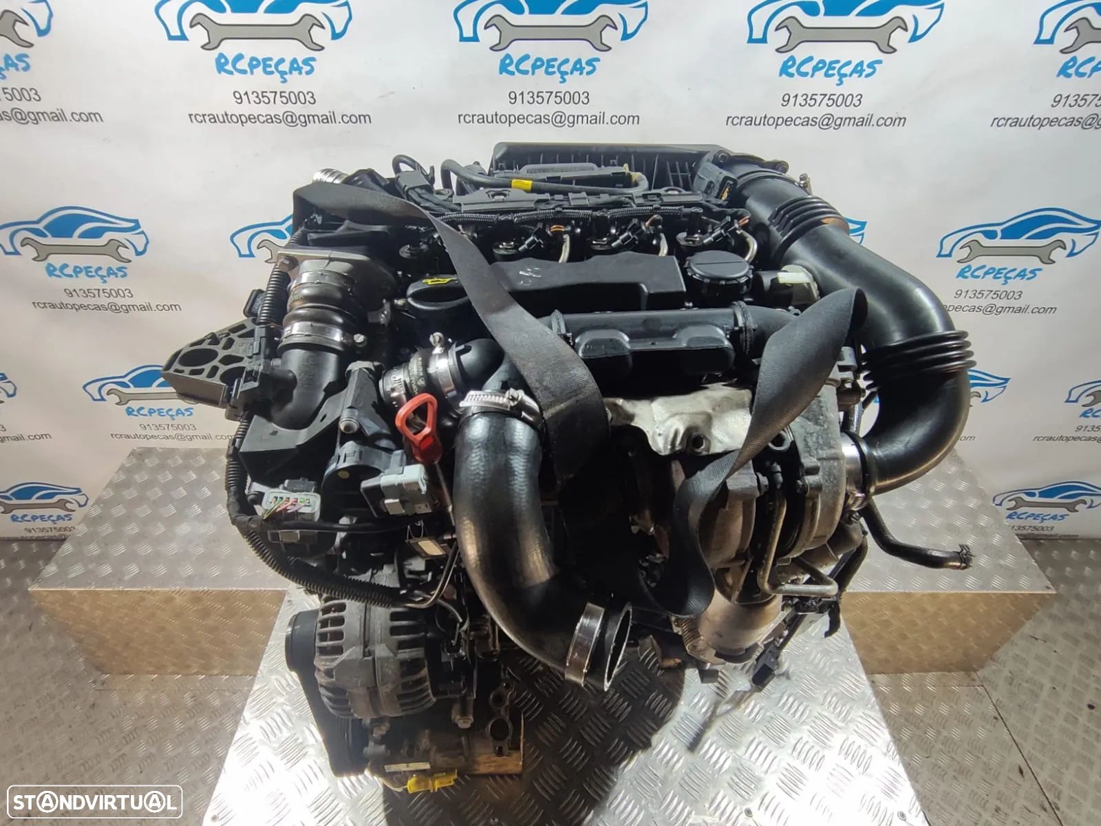 MOTOR COMPLETO 1.6 HDI 16V 109CV 9HZ MINI COOPER R56 R55 CLUBMAN R57 CABRIO PEUGEOT 206 207 307 407 3007 3008 CITROEN C5 C3 C4 PICASSO GRAND PICASSO - 1