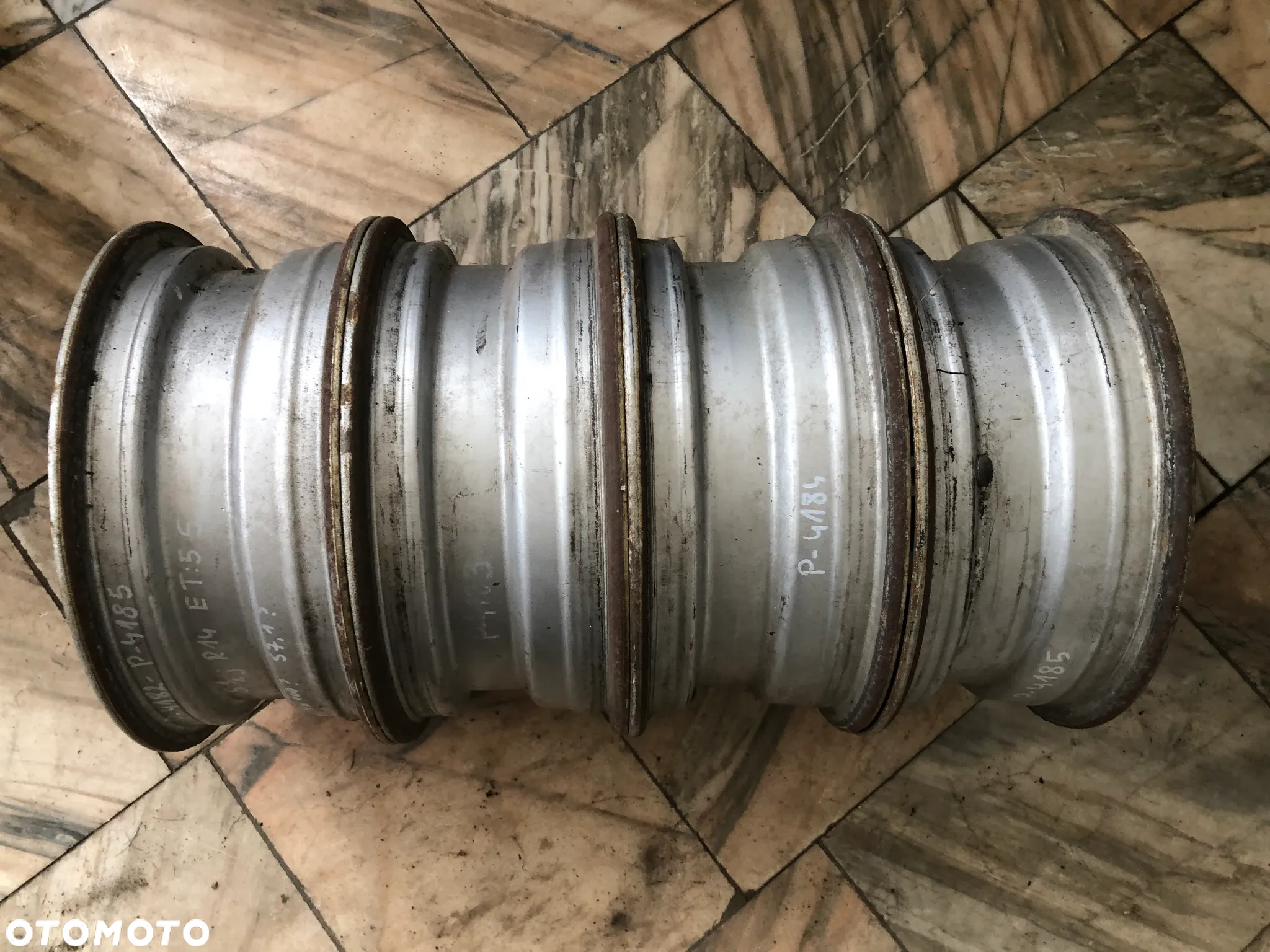 Felgi Stalowe R14 5x100 57,1 ET 55 Subaru Impreza -Komplet- Gwarancja Wysyłka Montaż - 3