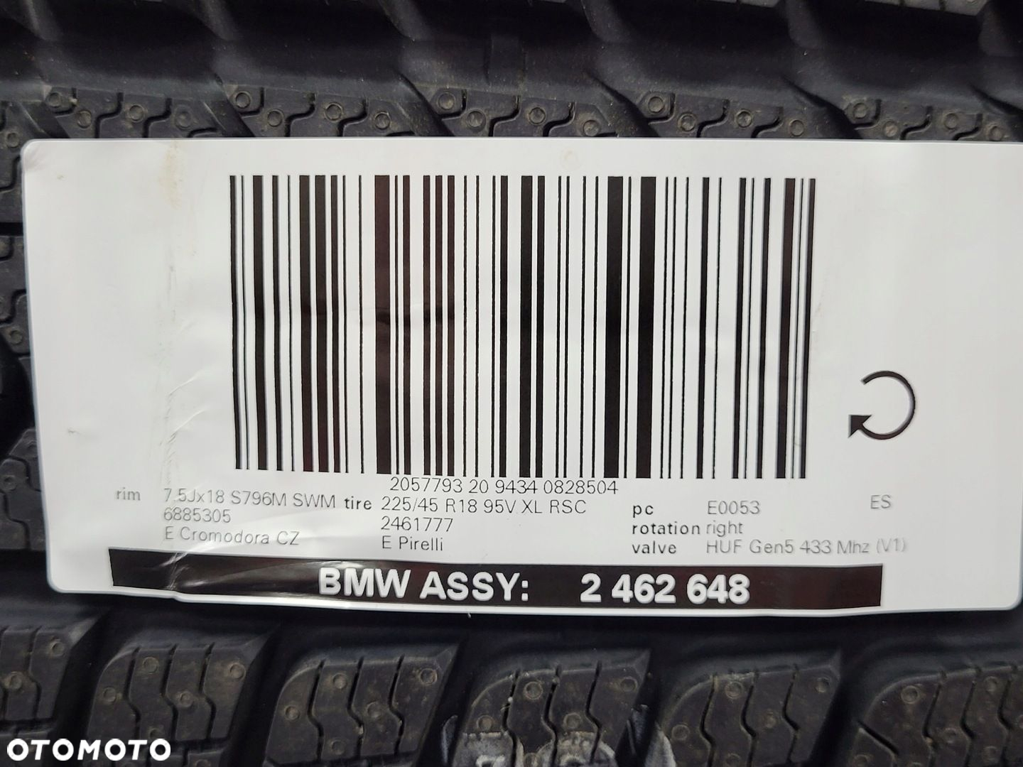 18 Zimowe ORYGINAŁ BMW 3 G20 G21 4 G22 G23 796 M Performance NOWE - 9