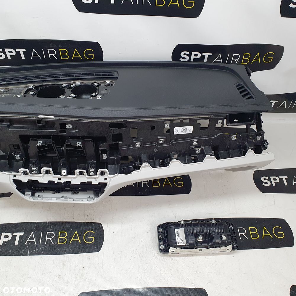 VW PASSAT B9 DESKA ROZDZIELCZA KONSOLA KOKPIT HEAD UP DWUKOLOROWA PULPIT PODUSZKI AIRBAG AIR BAG PASY KIT SET - 3