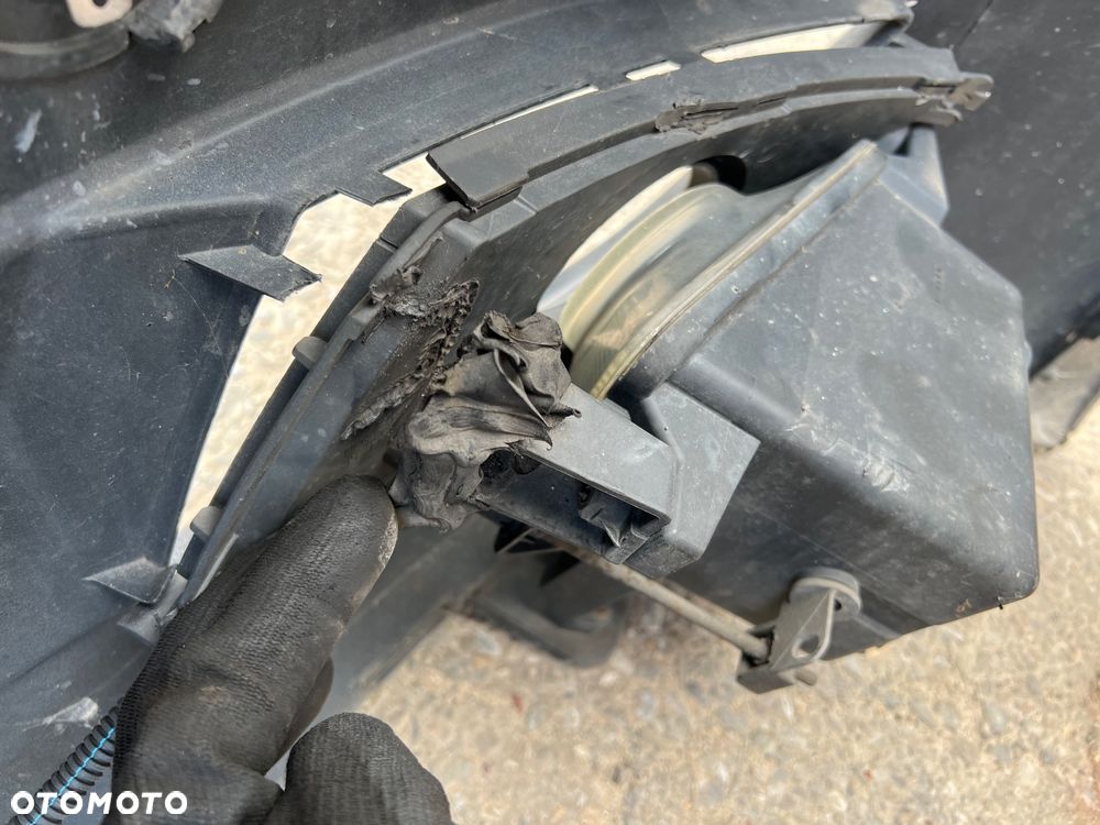 OPEL CORSA C GSI LIFT 2003–2006 ZDERZAK PRZÓD PRZEDNI 13120824 CZARNY KRATKI GRILL ATRAPA HALOGENY KOMPLETNY - 11