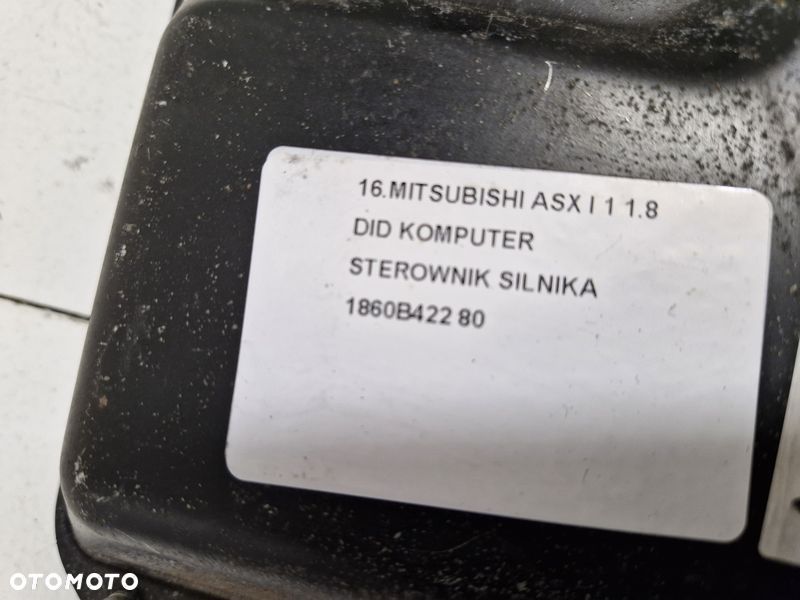MITSUBISHI ASX I 1 1.8 DID KOMPUTER STEROWNIK SILNIKA 1860B422 - 4