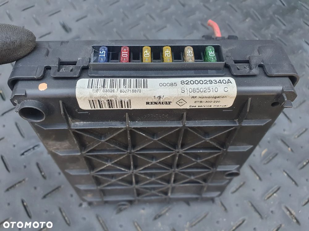 STEROWNIK BSI 8200029340A S108502510C RENAULT MEGANE - 2
