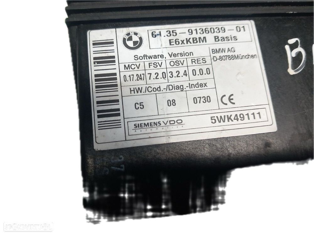 Módulo Eletrónico Bmw 5 (E60) - 4