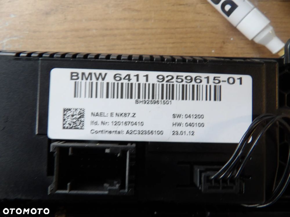 BMW - F25,X3 - PANEL KLIMATYZACJI , RADIA- 9259615 - 2
