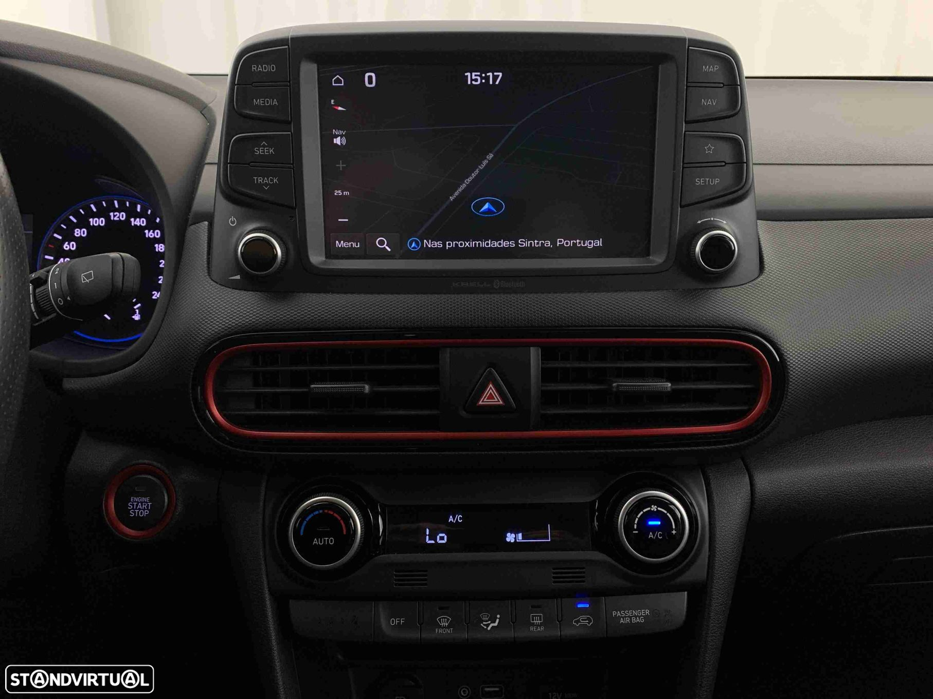 Hyundai Kauai 1.0 T-GDi Pele/Tecido Vermelho - 9