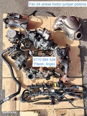 Anexe motor citroen jumper peugeot boxer 2,0 2,2 diesel euro 6 electromotor EGR turbina pompa servo pompa inalta presiune rampa injectoare - 1