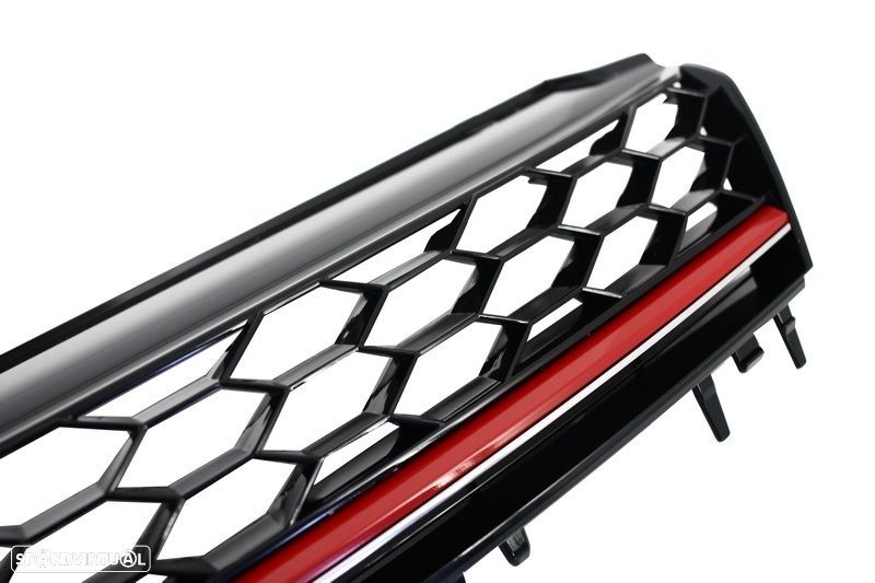 Grelha VW Golf VII 7 (2013 a 2017) Look GTI - 4