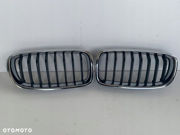 BMW F30 F31 LIFT ATRAPA ATRAPY GRILL KRATKA KRATKI LEWA PRAWA KOMPLET ORYG