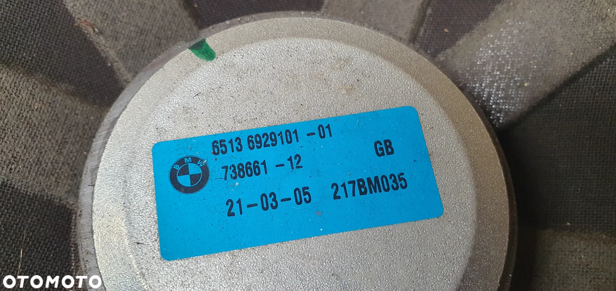 Głośnik subwoofer lewy BMW 6 E63 6929101 6919355 - 8