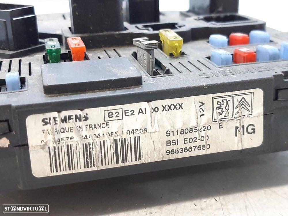 CENTRALINA BSI PEUGEOT 206 FASTBACK 2005 -9653667680 - 2