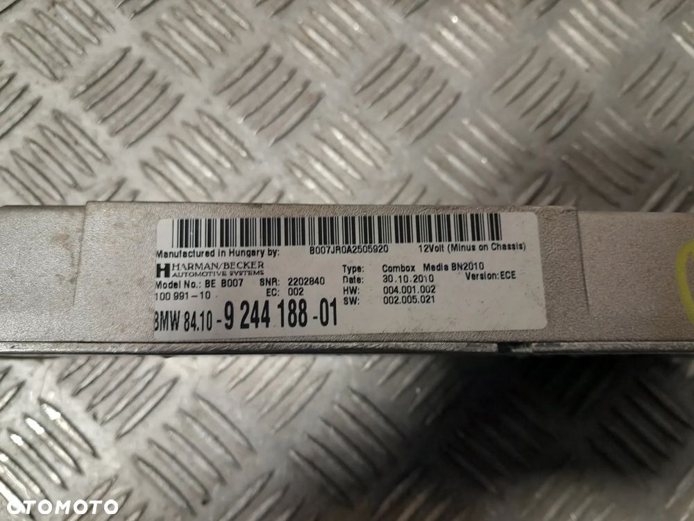 BMW F11 F10 MODUŁ STEROWNIK BLUETOOTH 924418801 - 2