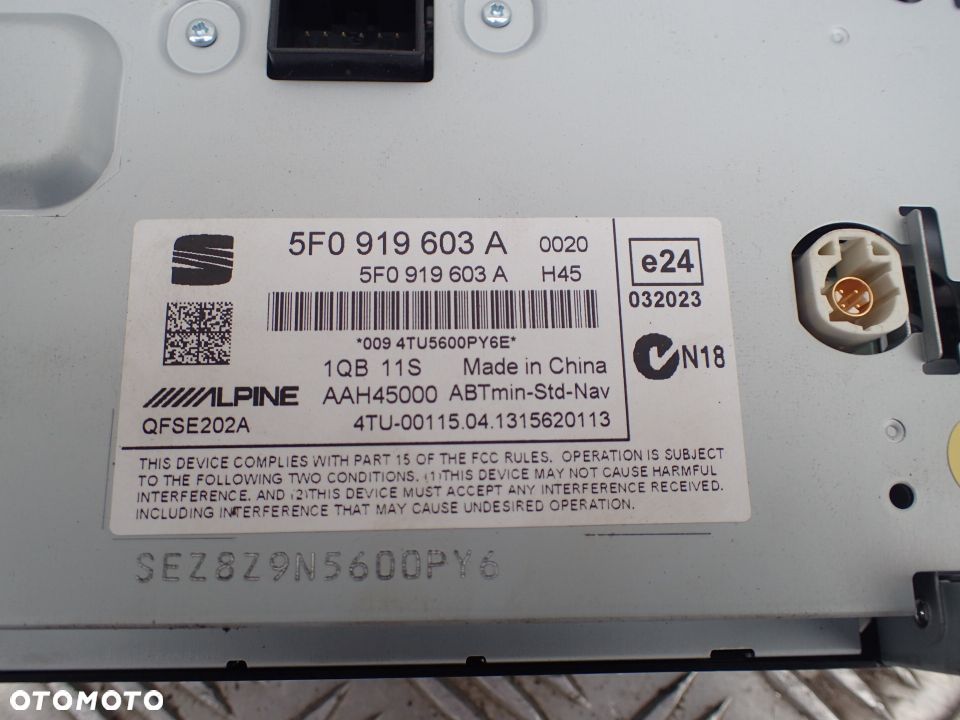 SEAT EASYCONNECT NAVIGACJA 5F0035858A 5F0919603A RADOM - 7